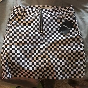 Forever 21 checkered skirt